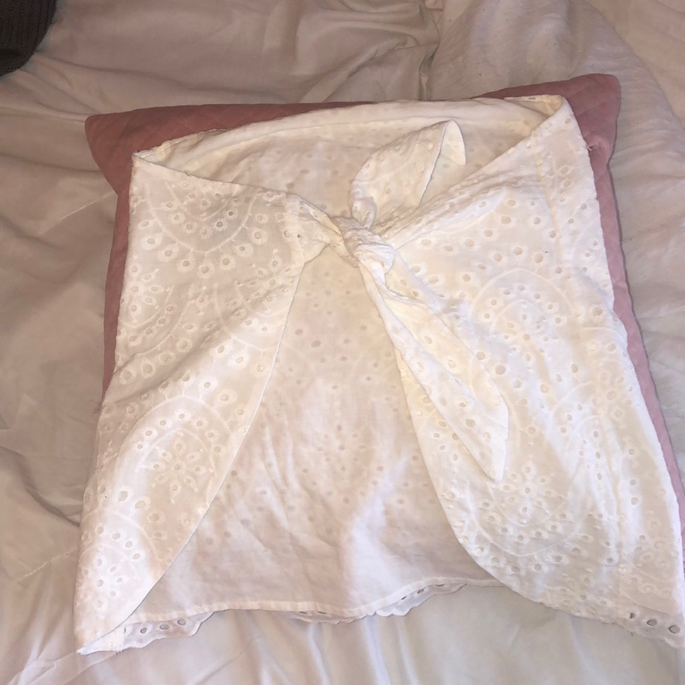 Sabo skirt white crop top